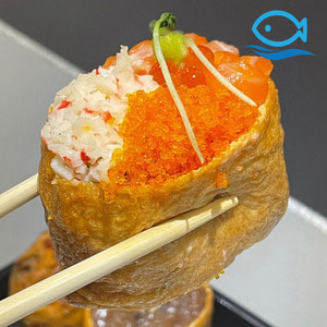 바다더해 일본 대왕 유부초밥 40매 사각조미 유부피 유부롤
